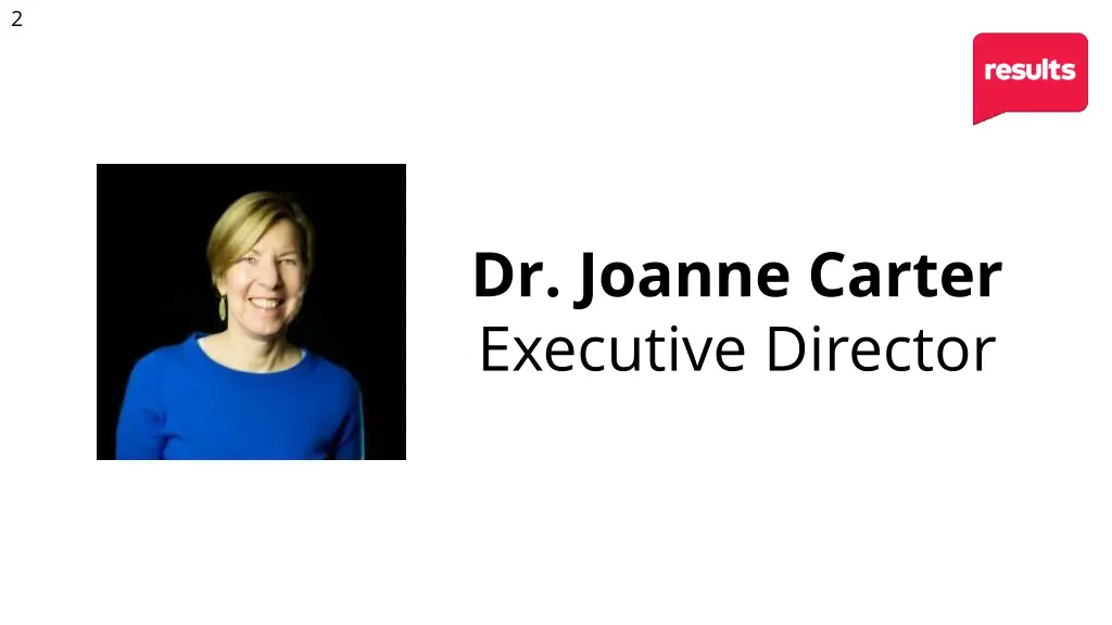 dr joanne carter executive director