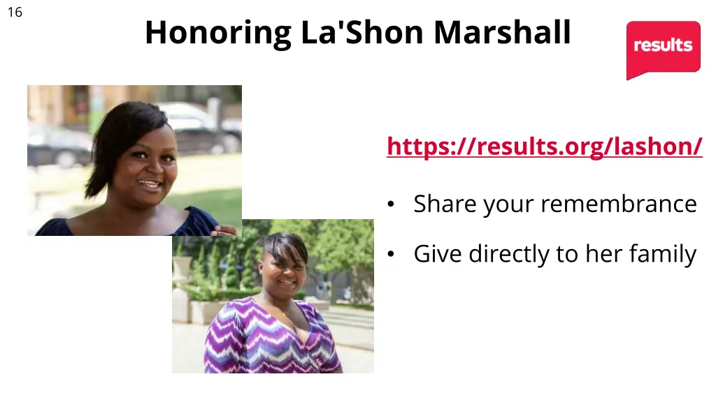 https results org lashon