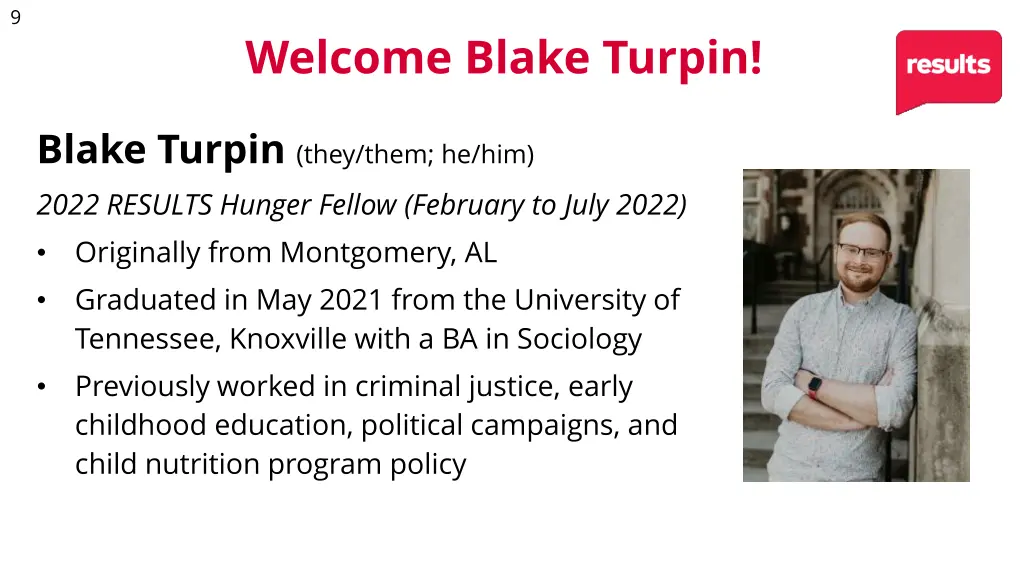 welcome blake turpin