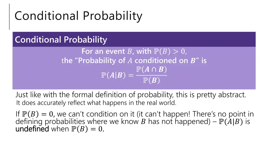 conditional probability 1