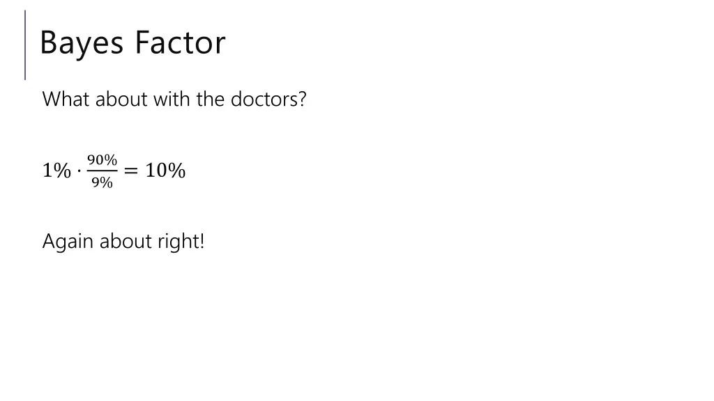 bayes factor 2