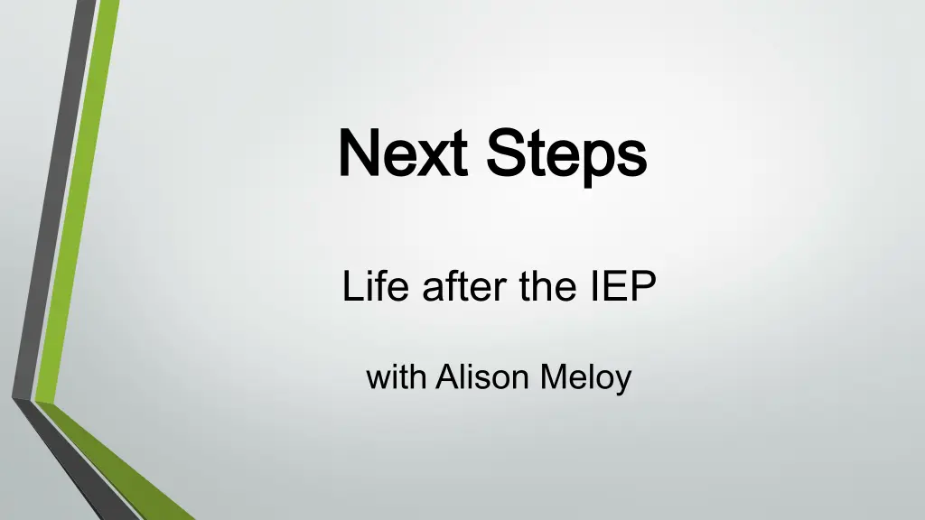 next steps next steps