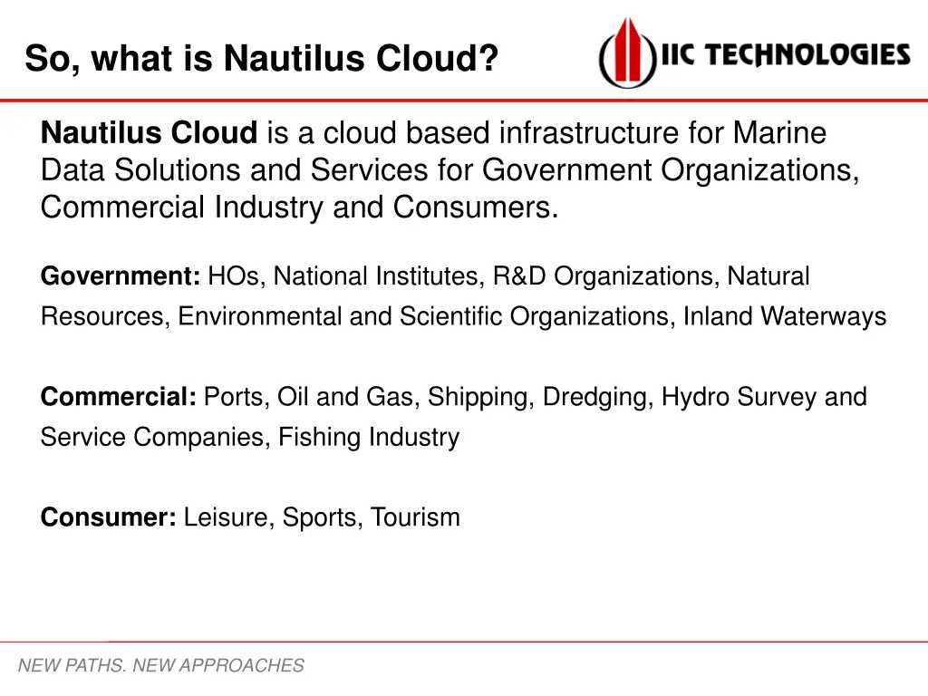 so what is nautilus cloud