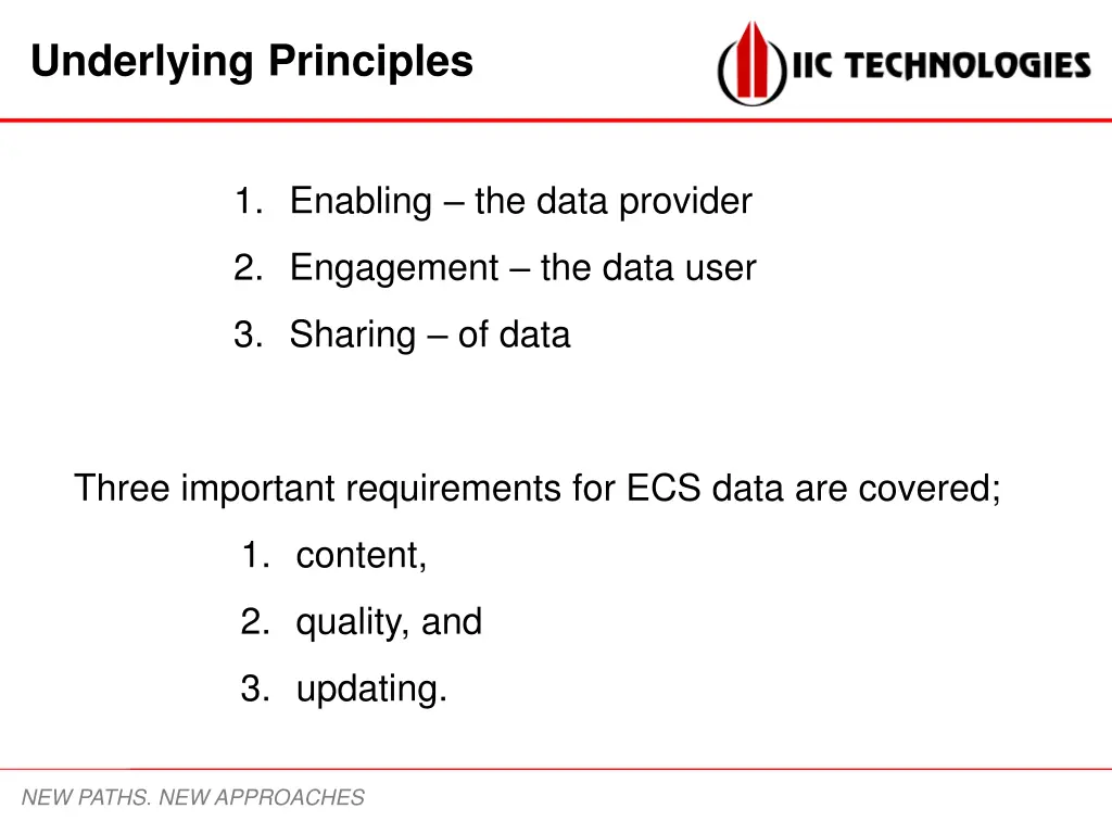 underlying principles
