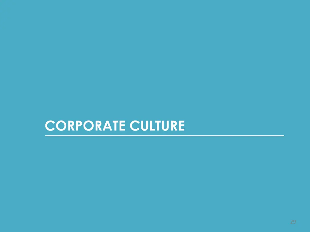 corporate culture