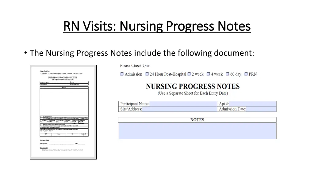 rn visits nursing progress notes rn visits 1
