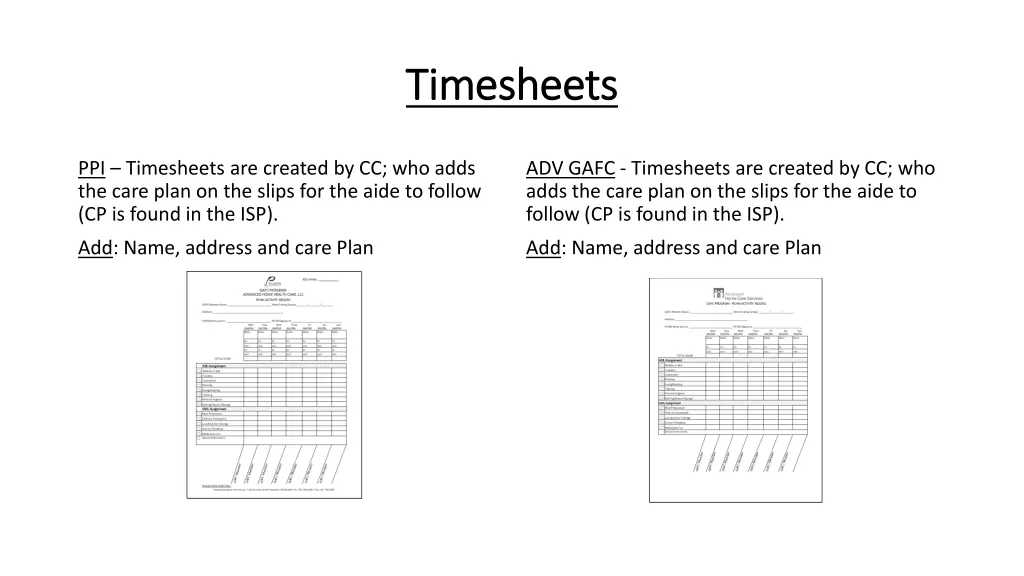 timesheets timesheets