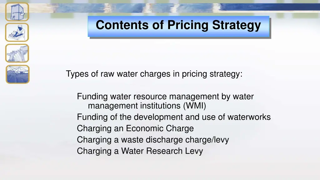 contents of pricing strategy 1