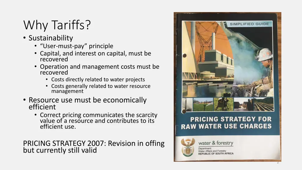 why tariffs sustainability user must