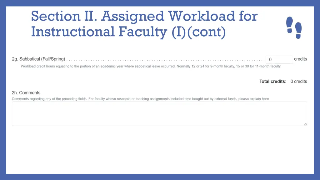 section ii assigned workload for instructional 3