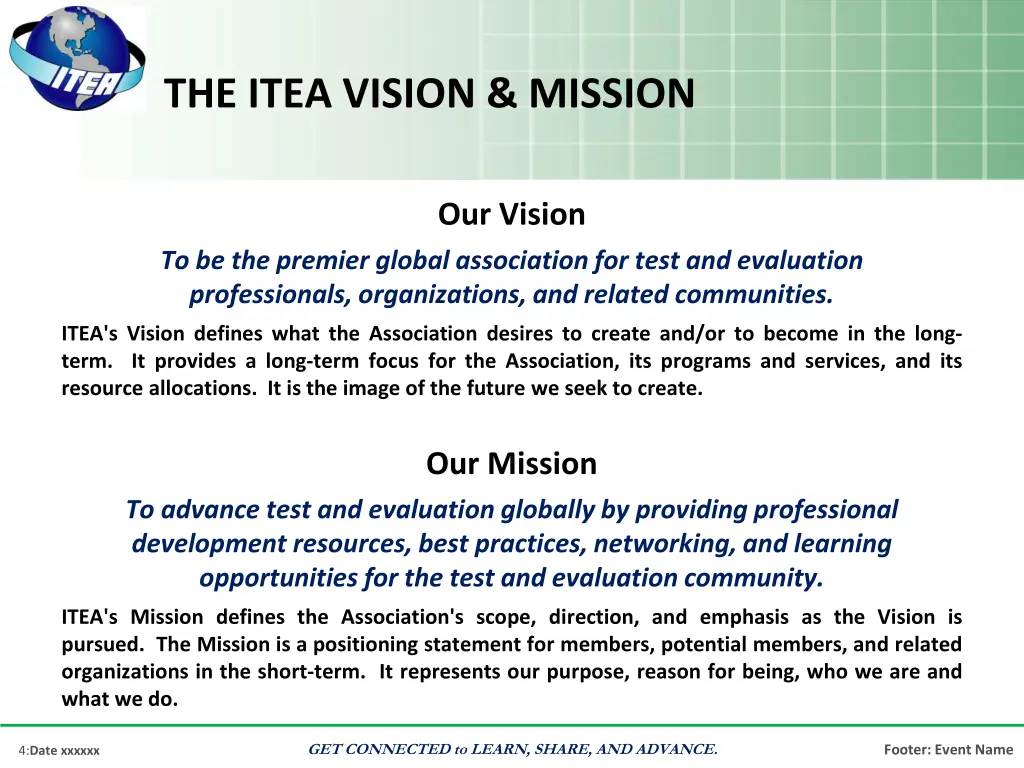 the itea vision mission