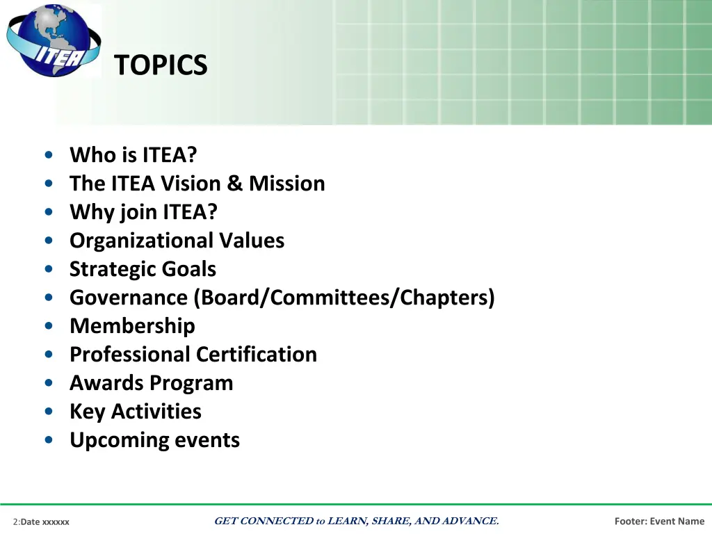 topics