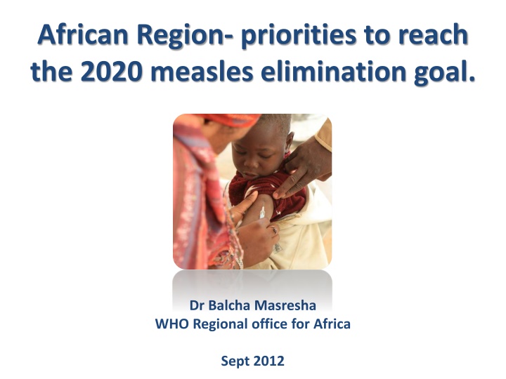 african region priorities to reach the 2020