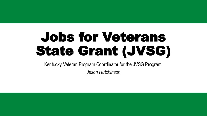 jobs for veterans jobs for veterans state grant