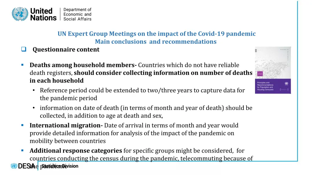 un expert group meetings on the impact 1