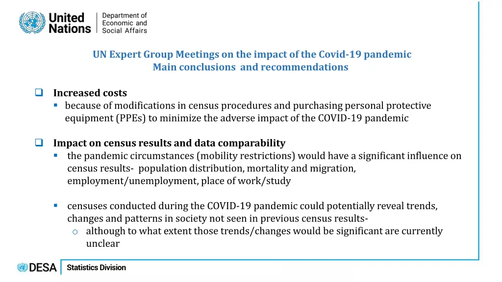 un expert group meetings on the impact 3