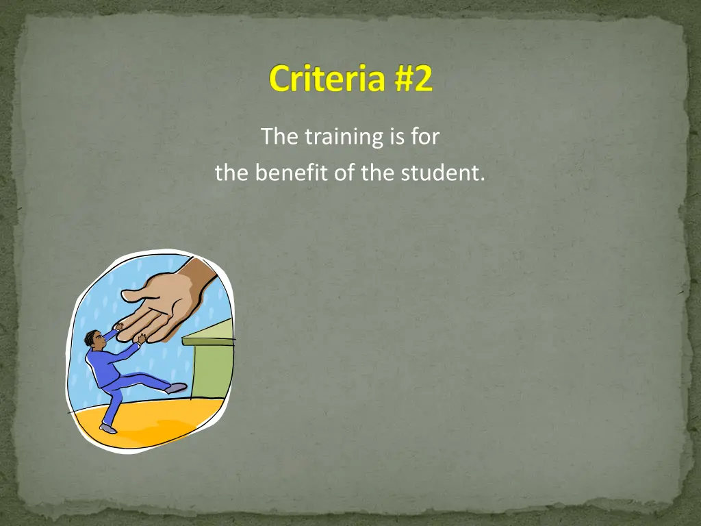 criteria 2