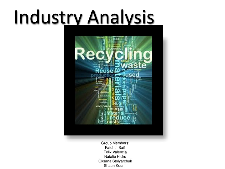 industry analysis
