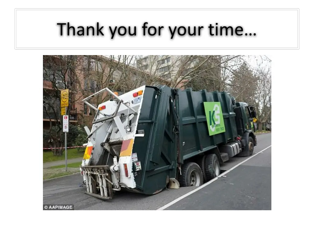 thank you for your time