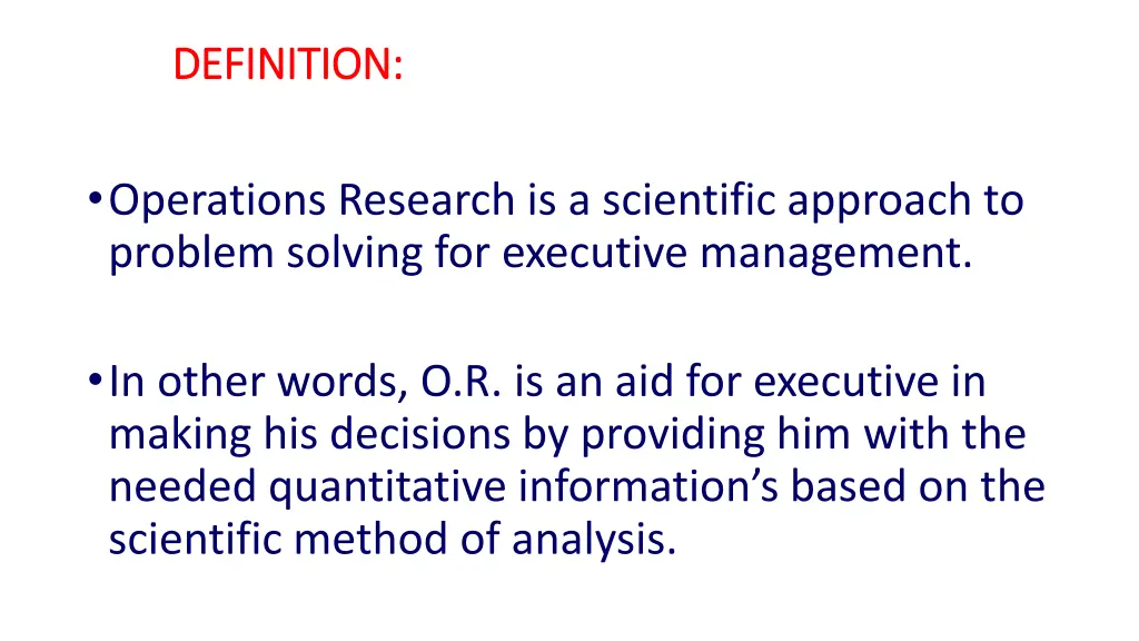 definition definition