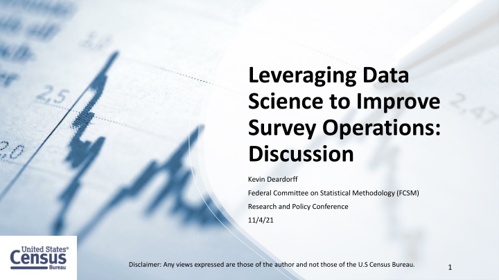 leveraging data science to improve survey