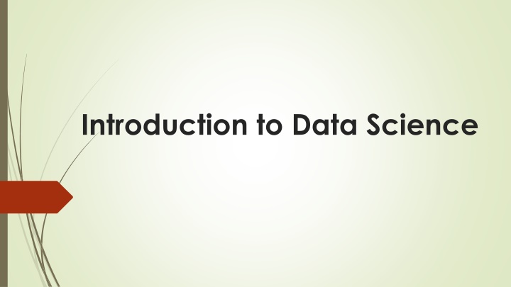 introduction to data science