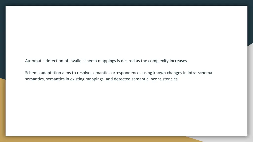 automatic detection of invalid schema mappings