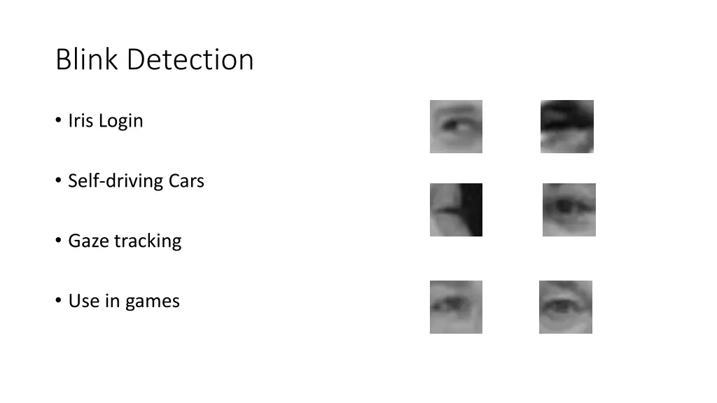 blink detection