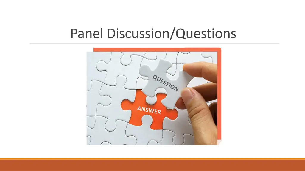 panel discussion questions