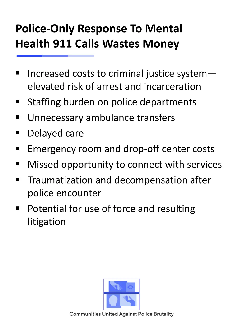 police only response to mental health 911 calls 1
