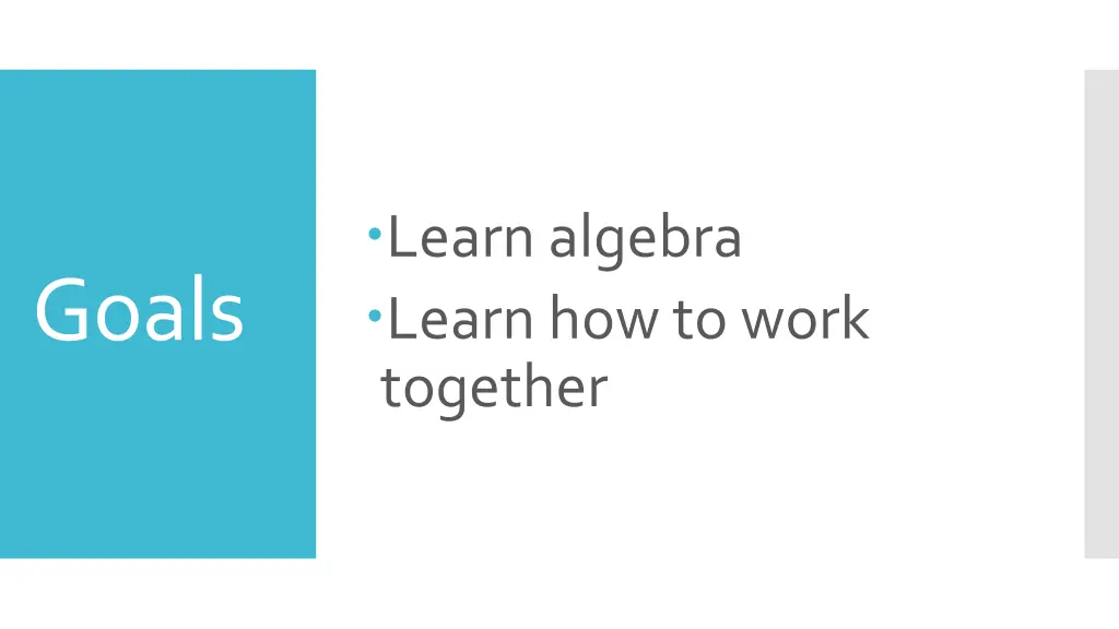 learn algebra learn how to work together