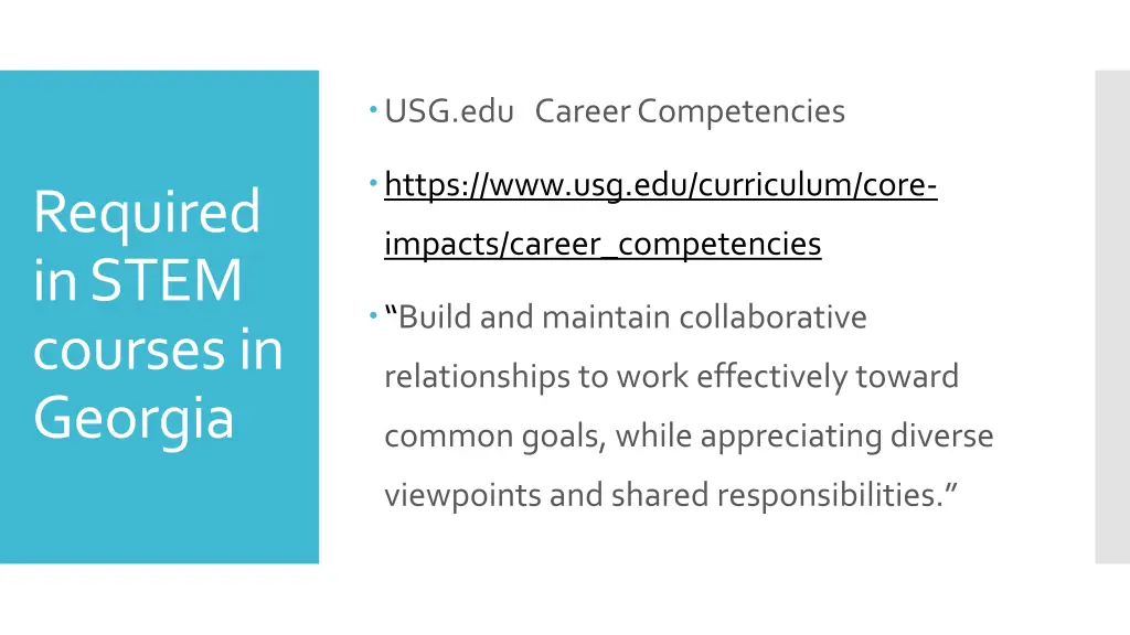 usg edu career competencies