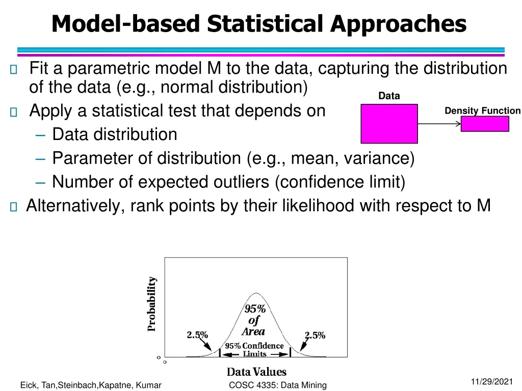 model based statistical approaches