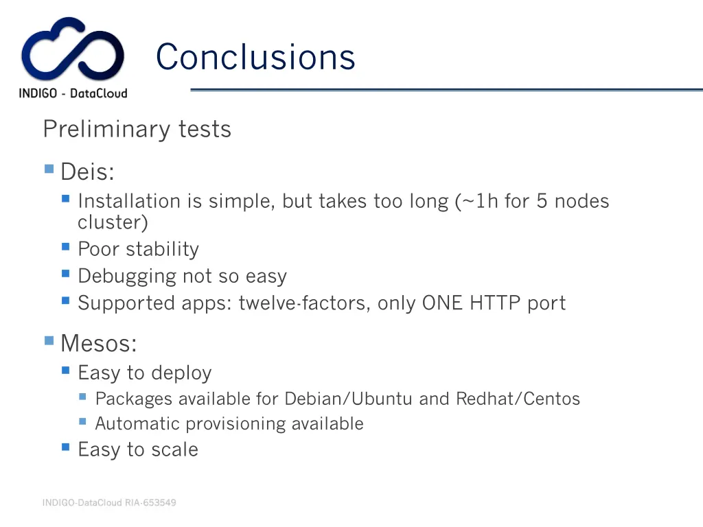 conclusions