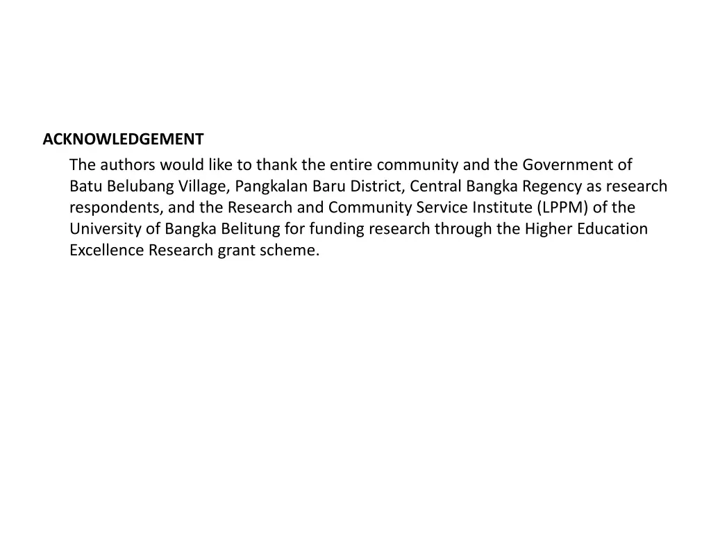 acknowledgement the authors would like to thank