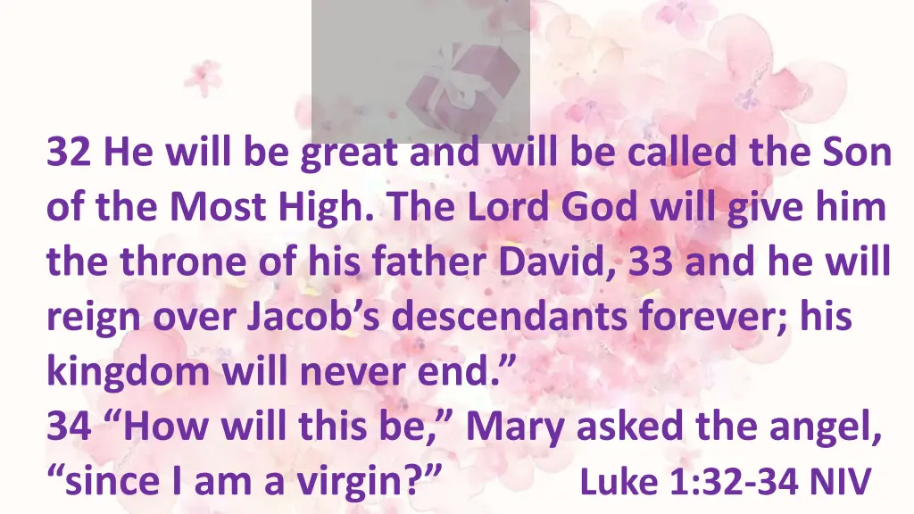 32 he will be great and will be called
