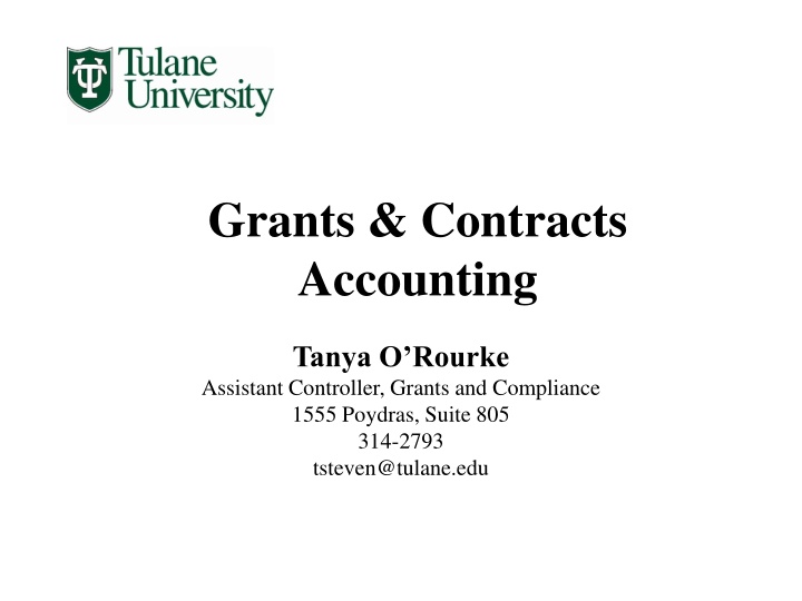 grants contracts accounting