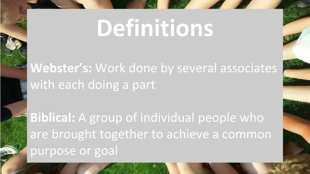 definitions