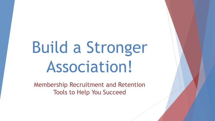 build a stronger association