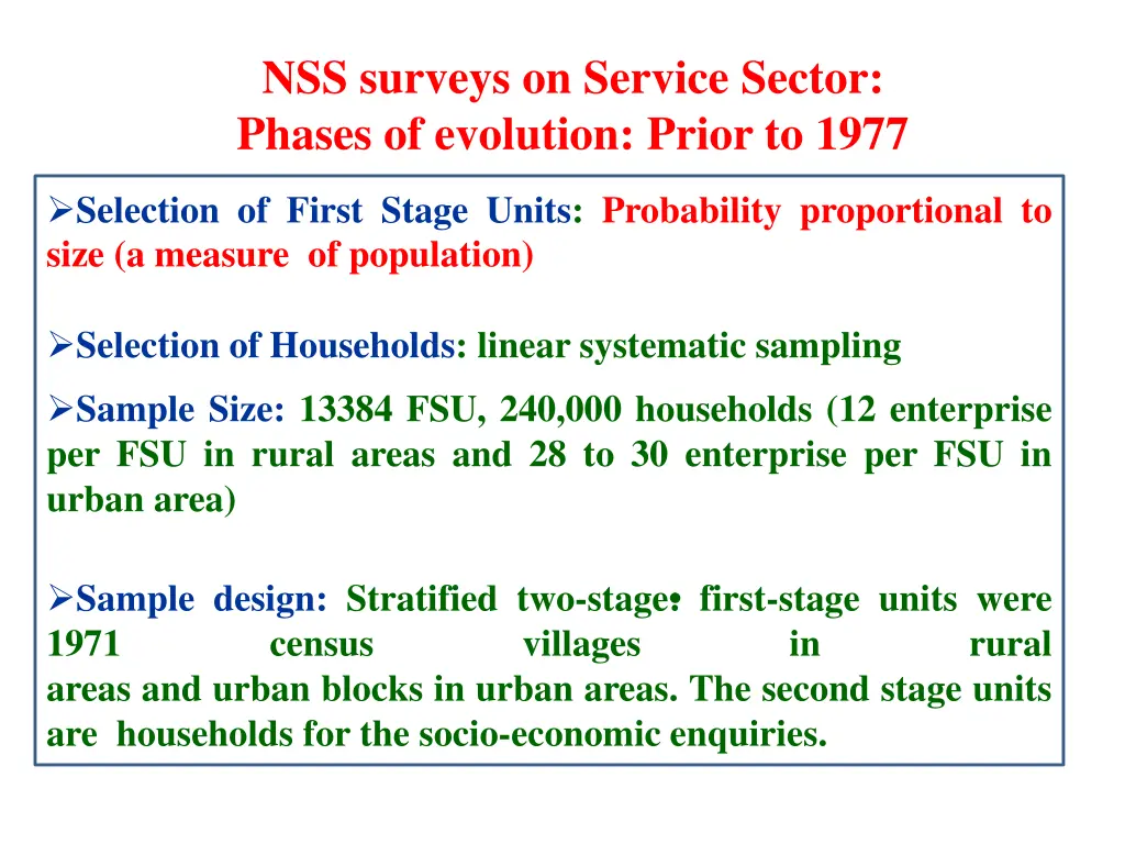nss surveys on service sector phases of evolution 2