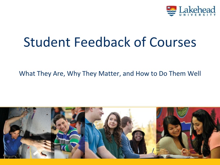 student feedback of courses
