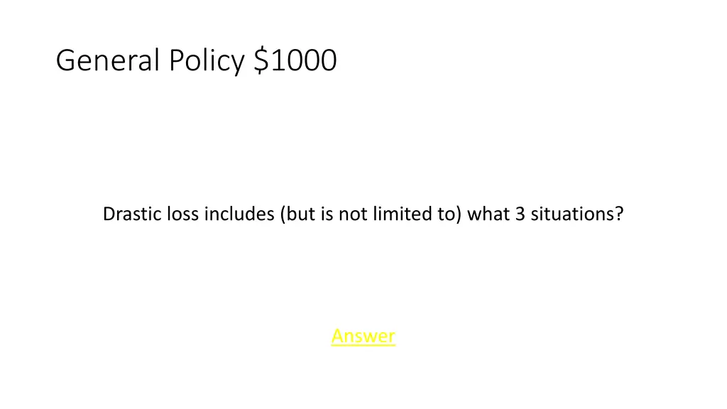 general policy 1000