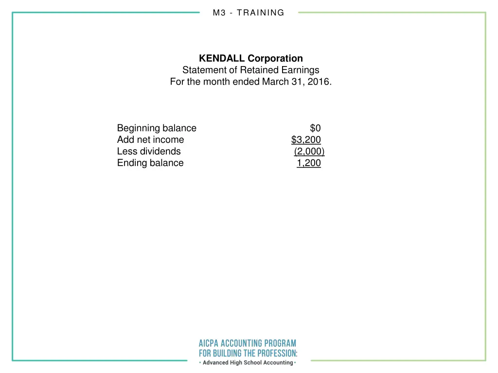 m3 training 3