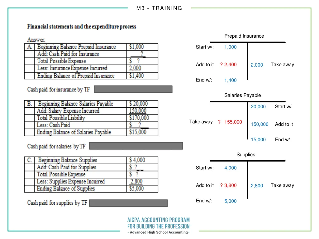 m3 training 8