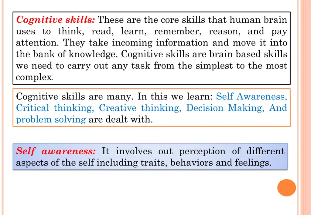 cognitive skills these are the core skills that