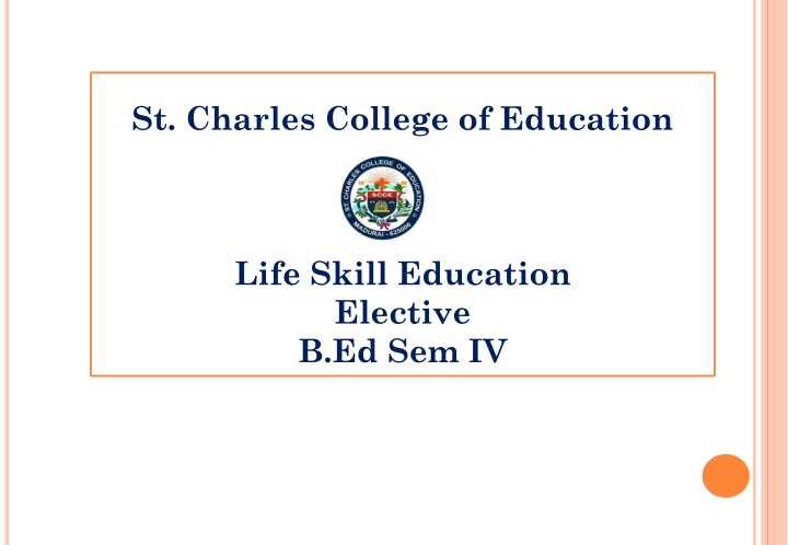 st charles college of education