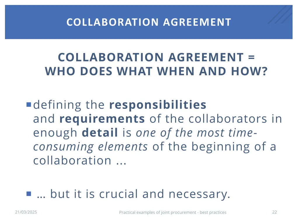 collaboration agreement 1