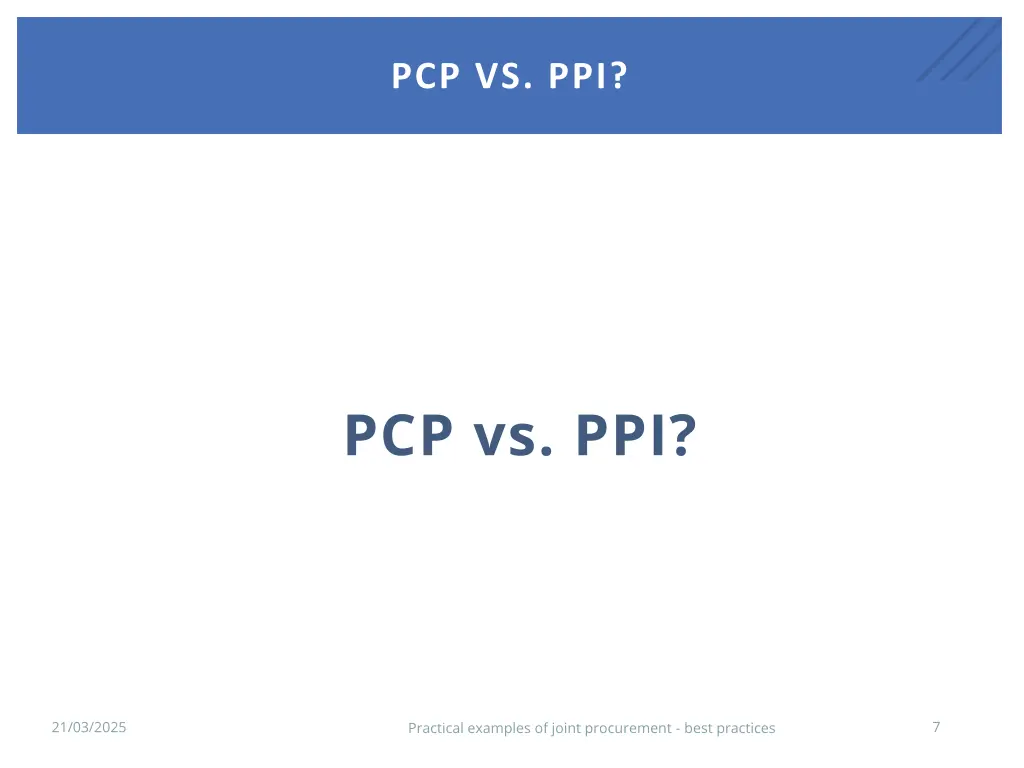 pcp vs ppi