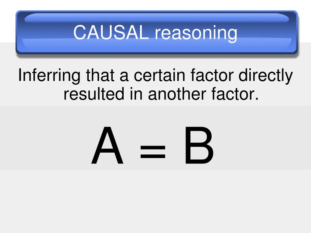 causal reasoning 1