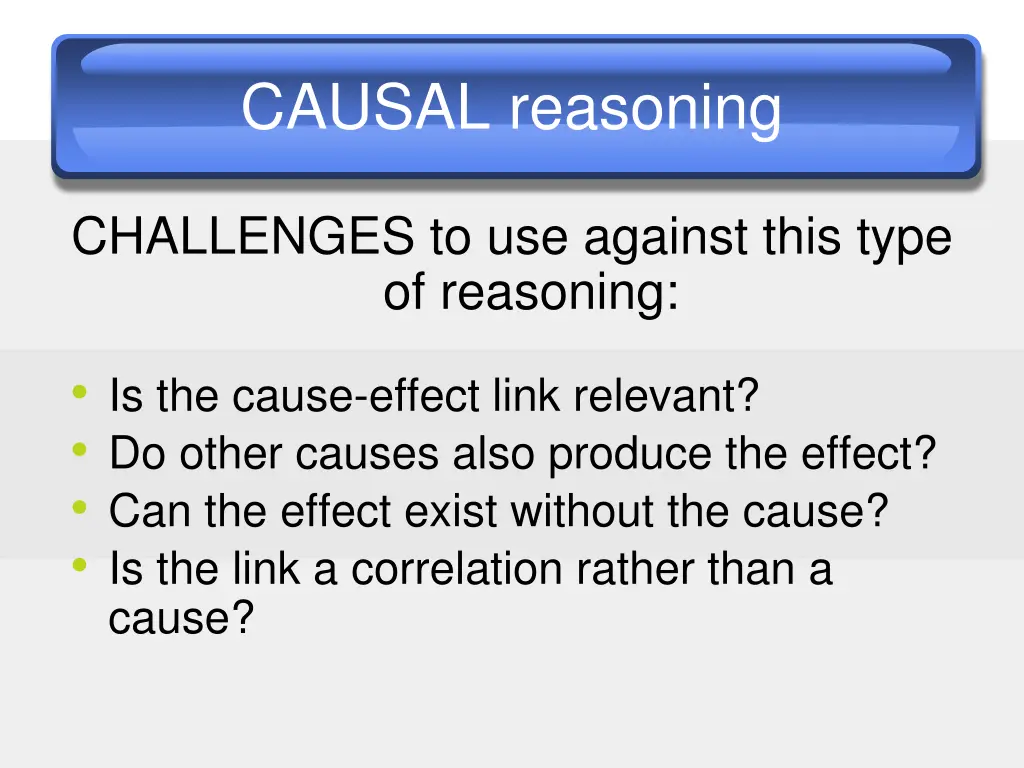 causal reasoning 2